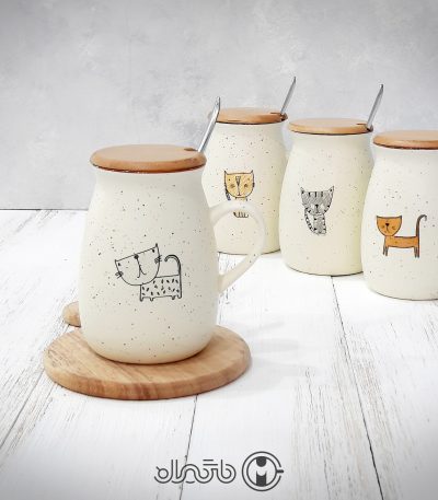 خرید ماگ سرامیکی گربه