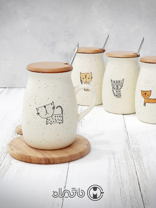 خرید ماگ سرامیکی گربه
