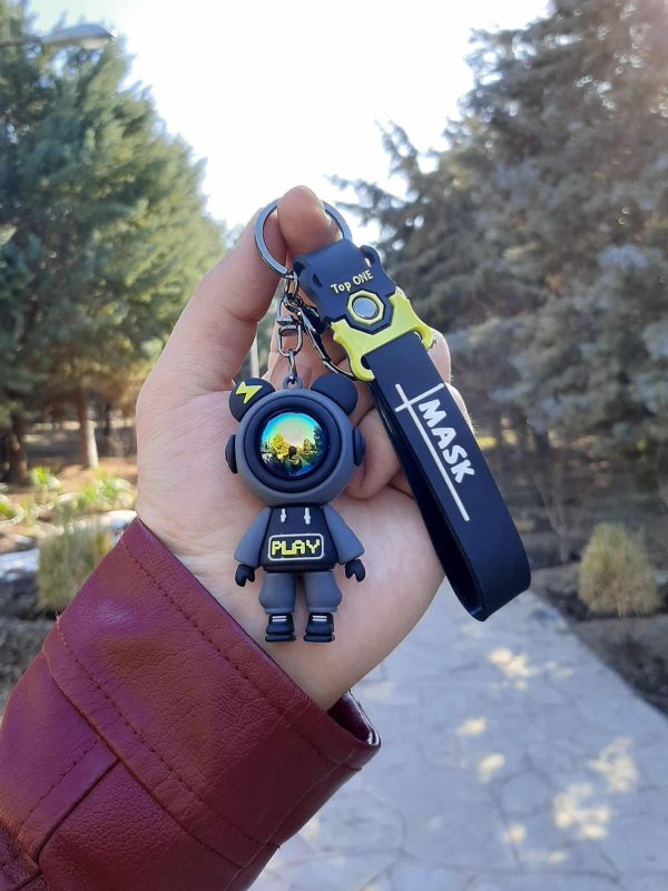 آویز سیلیکونی فضانورد