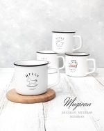 ماگ مینیمال لبه مشکی