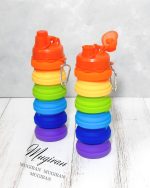 قمقمه سیلیکونی تاشو رنگین کمان - Image 3