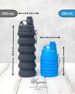 قمقمه سیلیکونی تاشو طرح ساده - Image 7