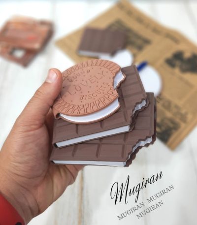 دفترچه یادداشت معطر طرح کاکائو و بيسکوئيت