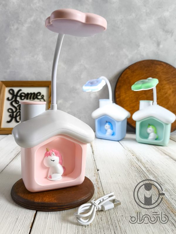 چراغ مطالعه شارژی کلبه یونیکورن