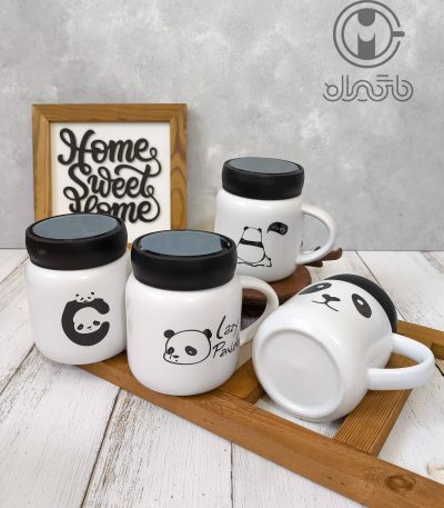 ماگ سرامیکی درب آینه پاندا‌