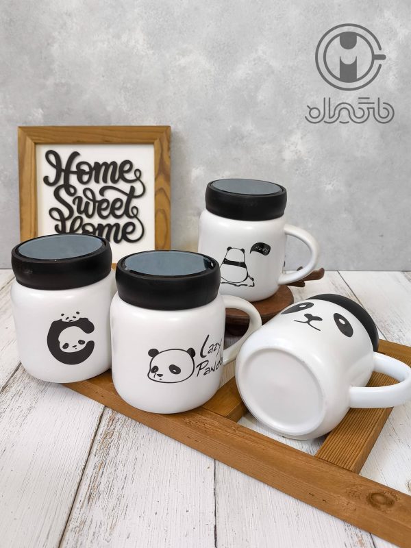 ماگ سرامیکی درب آینه پاندا‌