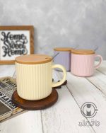 ماگ سرامیکی درب بامبو طرح دالبر