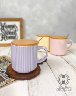 ماگ سرامیکی درب بامبو طرح دالبر - Image 3