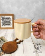 ماگ سرامیکی درب بامبو طرح دالبر - Image 6