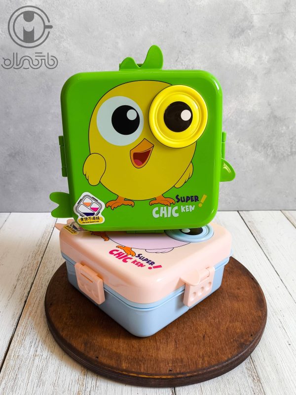 لانچ‌باکس دوطبقه وارداتی طرح جوجه