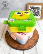 لانچ‌باکس دوطبقه وارداتی طرح جوجه - Image 3