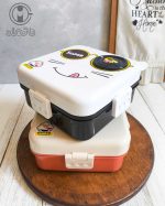 لانچ باکس دوطبقه وارداتی طرح گربه - Image 4