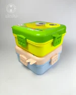 لانچ‌باکس دوطبقه وارداتی طرح جوجه - تصویر 6
