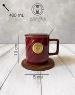 ماگ سرامیکی درب دار تدی Lucky - Image 6