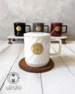 ماگ سرامیکی درب دار تدی Lucky