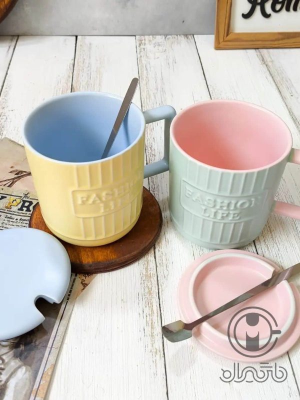 ماگ سرامیکی پاستلی Fashion Life