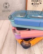 لانچ باکس استیل سه قسمته 710 میل smile - Image 8