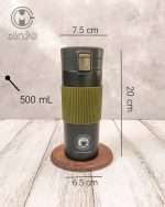 تراول ماگ قفلی دورسیلیکونی coffee cup - Image 5
