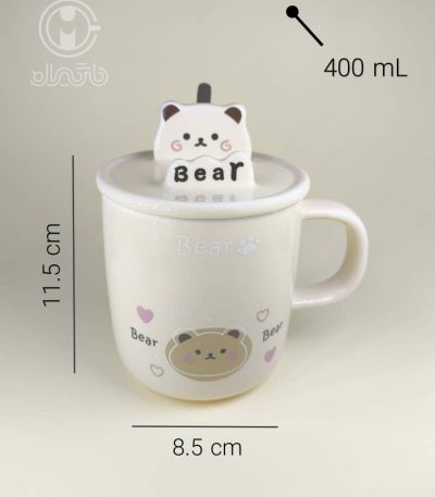 خرید ماگ سرامیکی فانتزی خرس