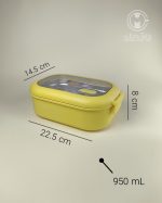 خرید لانچ باکس استیل وارداتی طرح جوجه