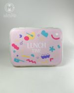 خرید لانچ باکس استیل 3 قسمته پاستلی