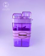 خرید قمقمه دوحالته دومخزنه کرومی 600 میل