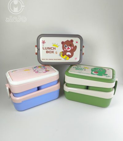 خرید لانچ باکس دوطبقه فانتزی