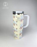 تراول ماگ (تامبلر) گلدار ۹۰۰ میل سیتارایوری Sitarayuri - Image 12