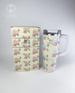 تراول ماگ (تامبلر) گلدار ۹۰۰ میل سیتارایوری Sitarayuri - Image 3