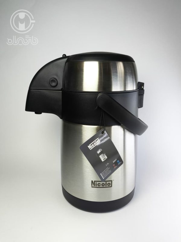 فلاسک پمپی استیل 2500 میل نیکولو nicolo