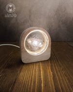 چراغ خواب دورچوبی کریستالی سایز متوسط - Image 8