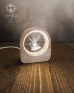 چراغ خواب دورچوبی کریستالی سایز متوسط - Image 7