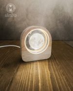 چراغ خواب دورچوبی کریستالی سایز متوسط - Image 6