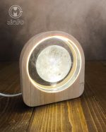 چراغ خواب دورچوبی کریستالی سایز بزرگ - Image 3