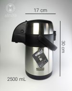 فلاسک پمپی استیل 2500 میل نیکولو nicolo - Image 3