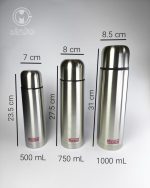 فلاسک استیل درب فنجانی nicolo نیکولو - Image 5