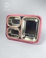 ظرف غذا (لانچ‌باکس) استیل واشردار 850 میل delicious برند laxson - Image 6