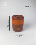 تراول‌ ماگ مینیمال دورسیلیکونی ۲۸۰ میل hscup - Image 11